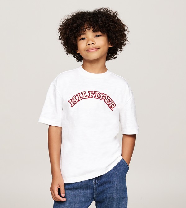 Logo Embroidered Short Sleeves T-Shirt