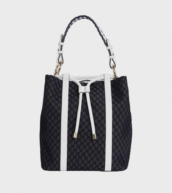 Patterned Bucket Bag