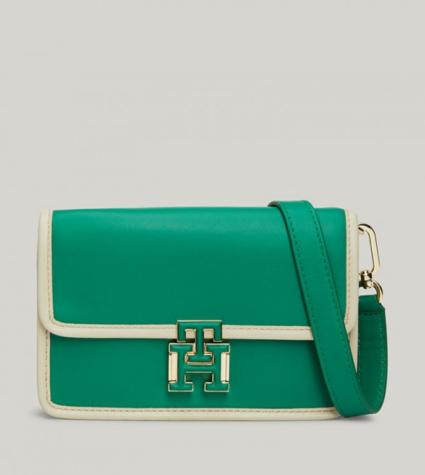 Contrast Trim Crossbody Bag