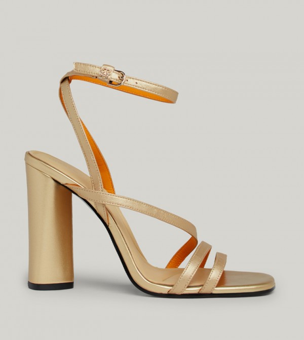 Ankle Strap Block Heel Sandals
