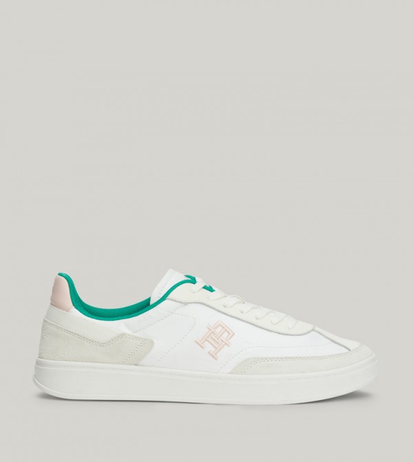 Heritage Lace-Up Court Sneakers