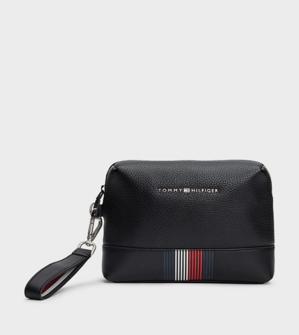 Textured Zippered Toiletry Bag
