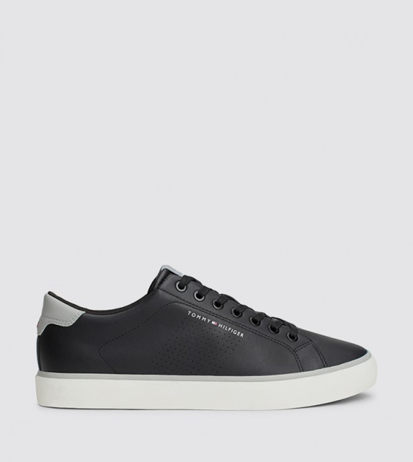 Logo Detail Lace-Up Sneakers