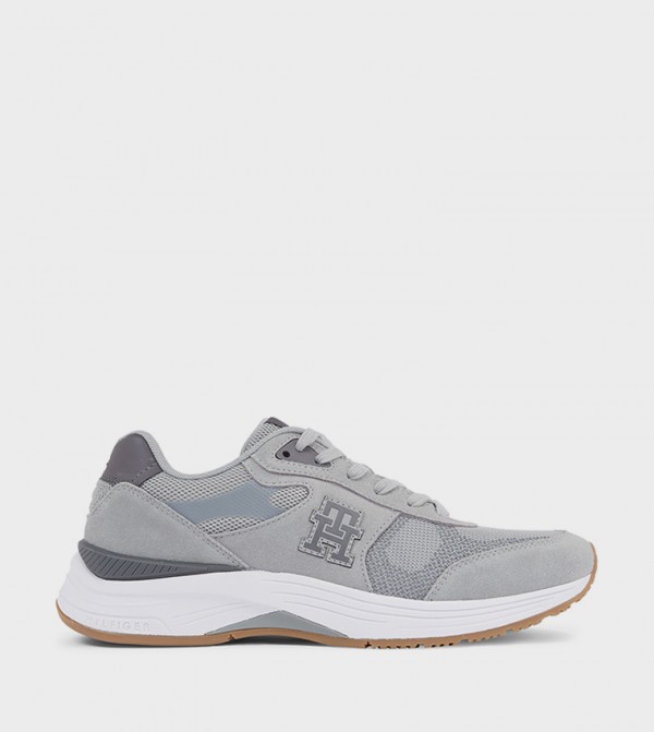 Logo Detail Lace-Up Sneakers