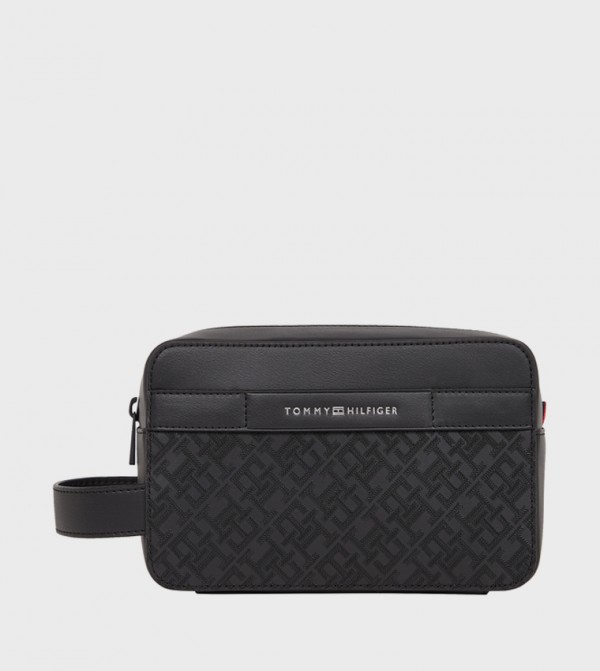 Logo Detail Toiletry Bag