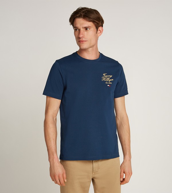 Logo Embroidered Short Sleeves T-Shirt