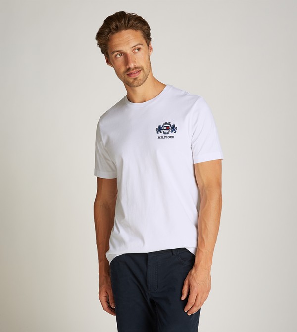 Logo Embroidered Short Sleeves T-Shirt