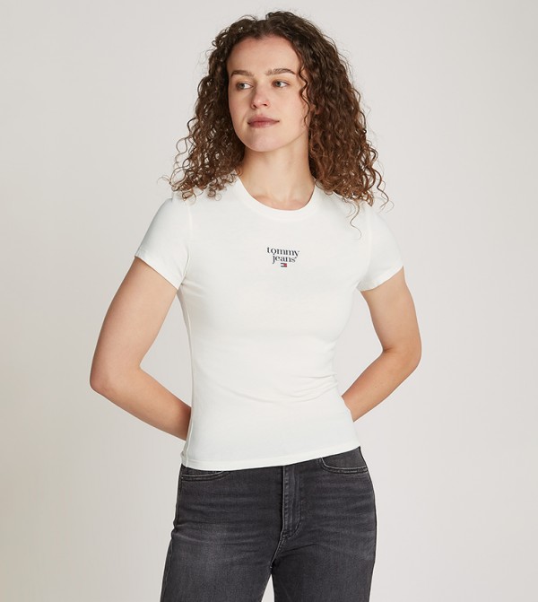 Logo Printed Slim Fit T-Shirt