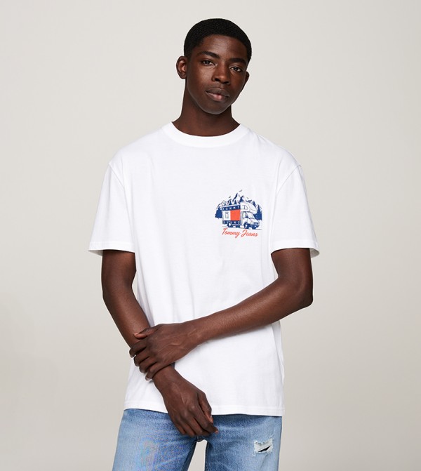 Graphic Printed Crew Neck T-Shirt
