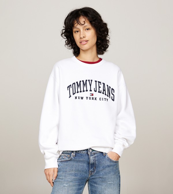 Varsity Logo Embroidered Sweatshirt