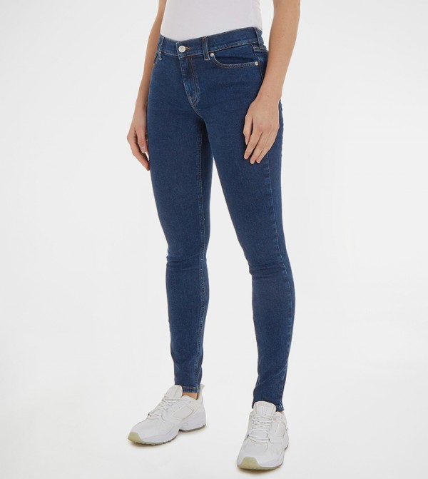 NORA Solid Skinny Fit Jeans