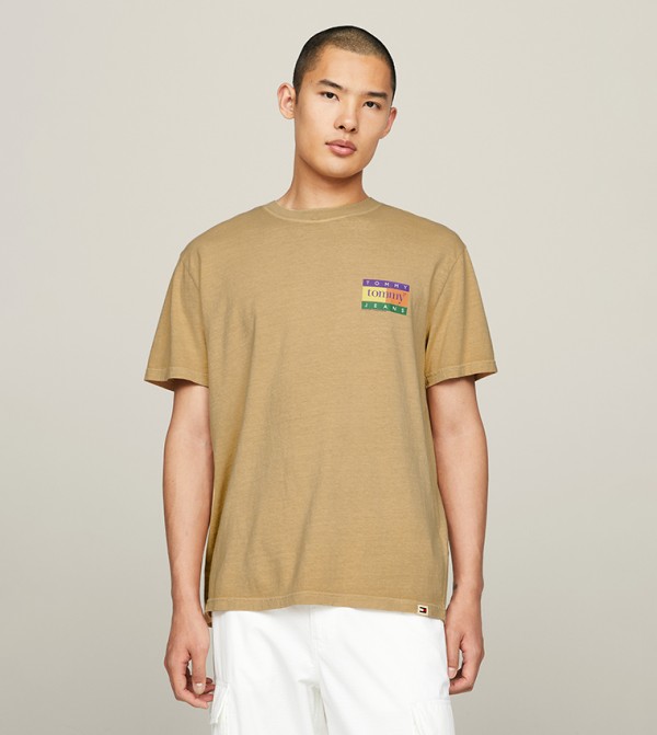 Summer Flag Detail Regular Fit T-Shirt