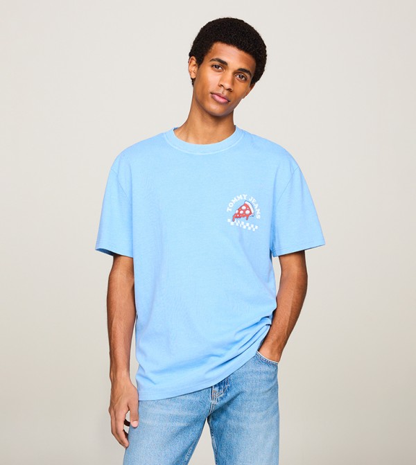 Logo Printed Crew Neck T-Shirt