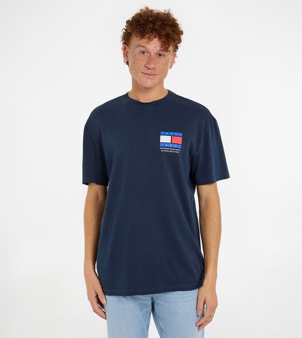 Logo Printed Regular Fit T-Shirt