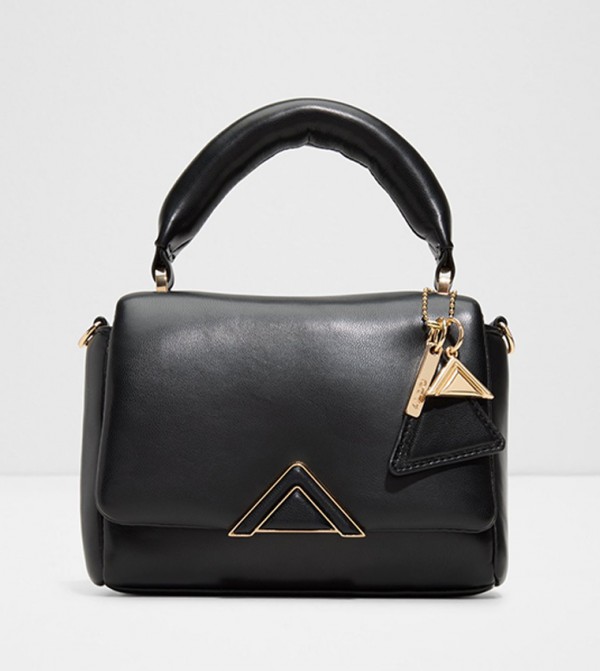 TOPLUXE Textured Flap Top Handle Bag