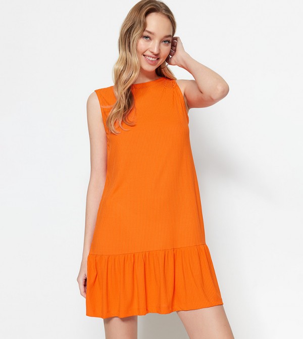 Orange 2025 shift dress