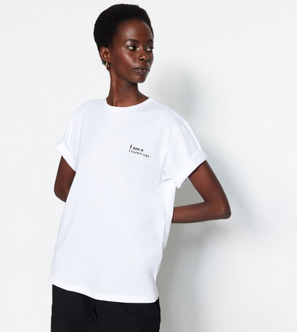 Buy Calvin Klein Liquid Touch Relaxed T Shirt In White