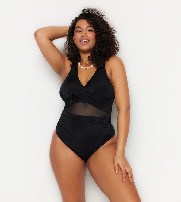 Buy Belvia Shapewear SlimSwim Swimsuit (Black) Size 8-10 Online at  desertcartTunisia