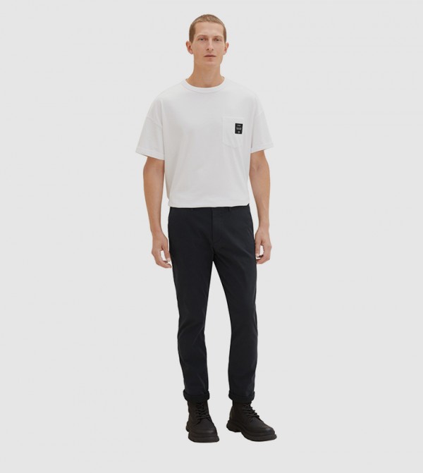 Solid Stretch Slim Fit Chinos
