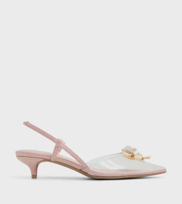 TULIPP Appliqued Slingback Pumps