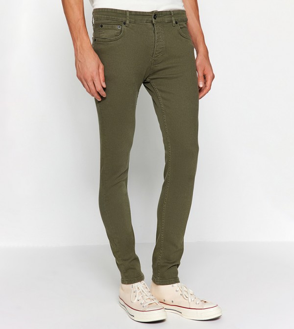 Khaki skinny store jeans