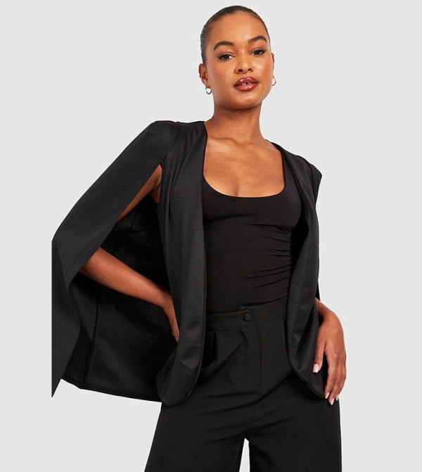 Boohoo cape jacket hotsell