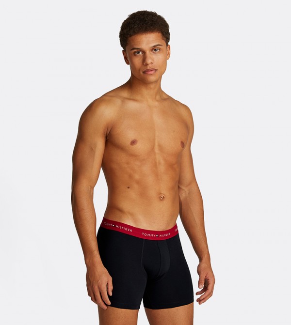 Pack of 3 Logo Waistband Boxer Briefs