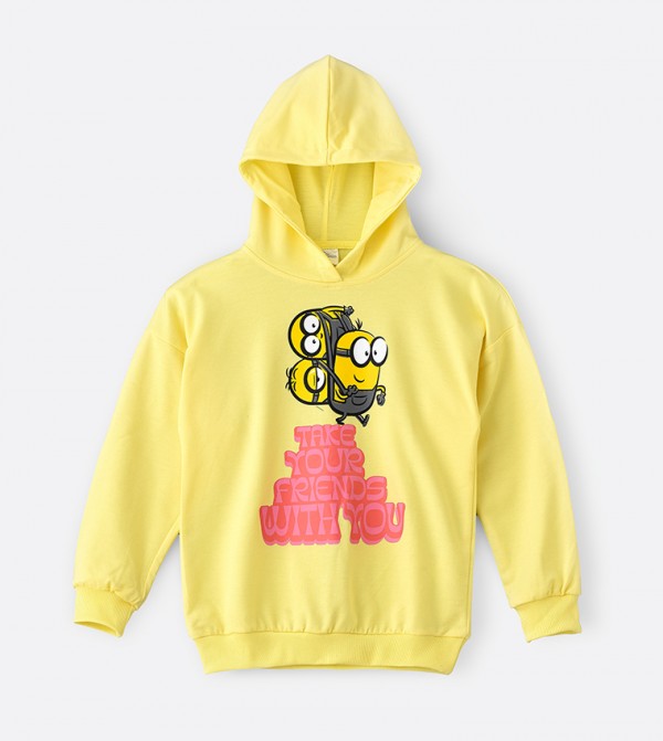 Buy Minions Minions Themed Hooded Sweatshirt In Yellow 6thStreet UAE