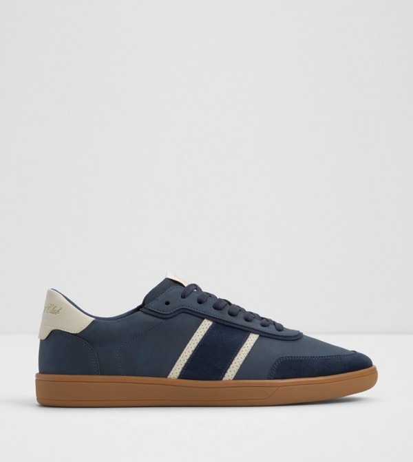 UPTOWN Contrast Stripe Lace-Up Sneakers