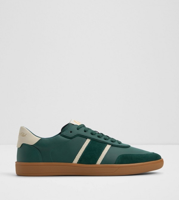 UPTOWN Contrast Stripe Lace-Up Sneakers