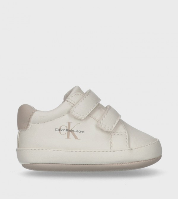 Logo Printed Velcro Closure Sneakers