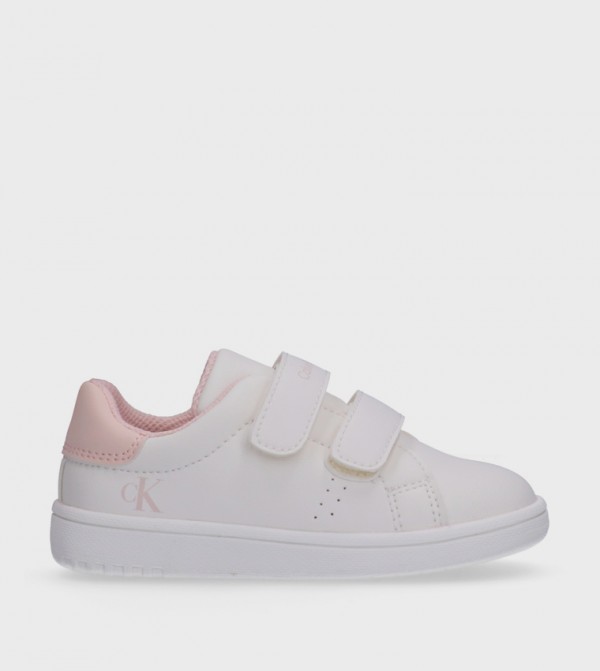 Logo Printed Velcro Closure Sneakers