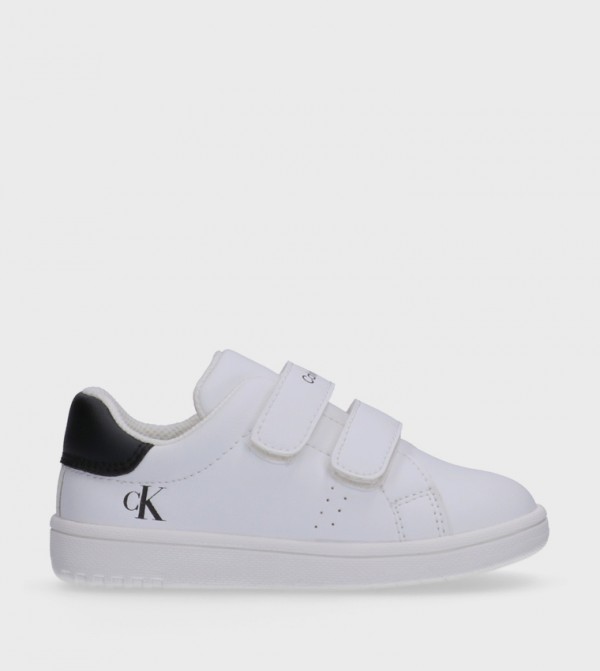 Logo Printed Velcro Closure Sneakers