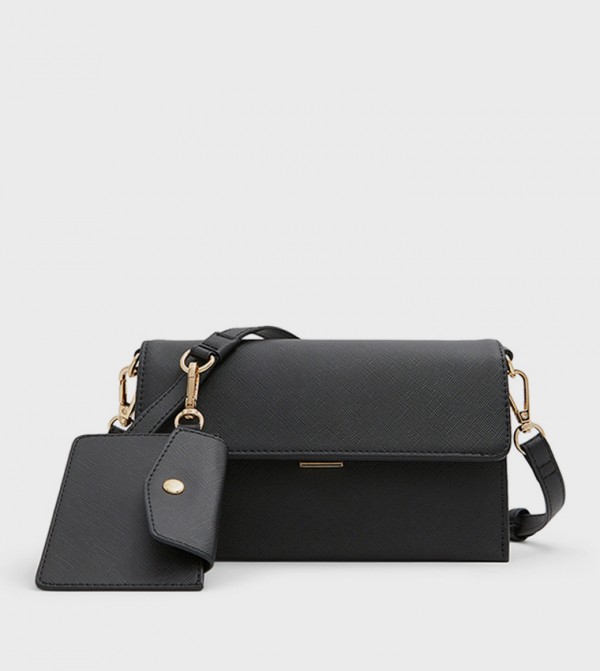 VALABENA Textured Crossbody with Pouch