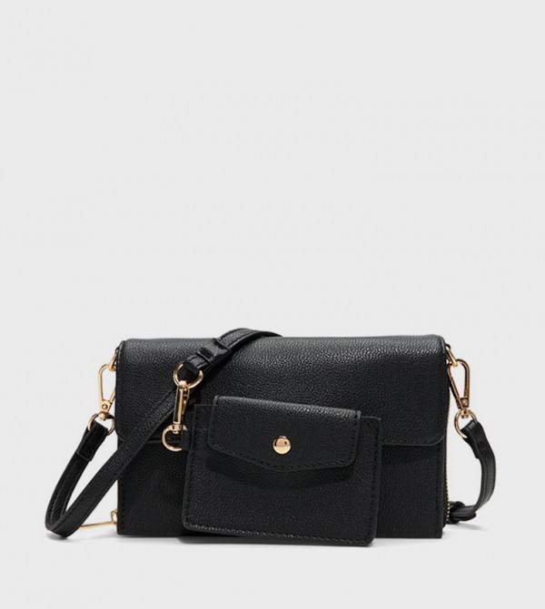 VALABENA Textured Crossbody Bag with Pouch