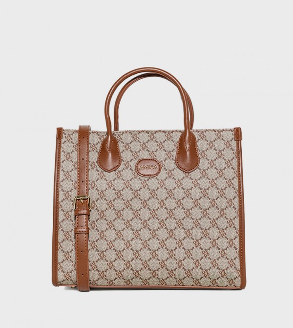 VALENTINA Monogram Tote Bag
