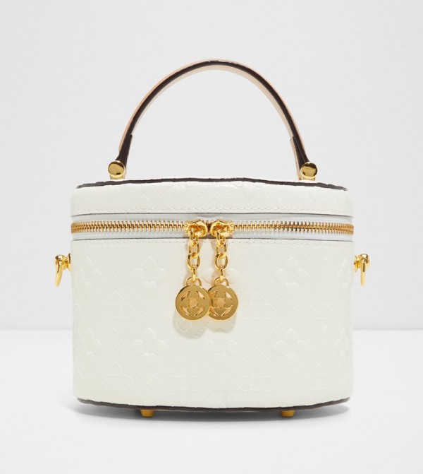 VANITELA Embossed Top Handle Bag