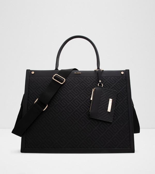VASPIAS Patterned Tote Bag with Coin Pouch