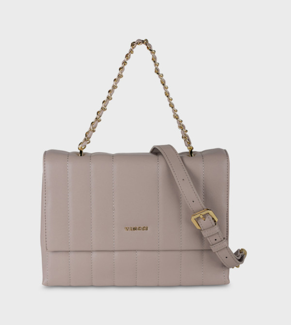 شنطة كتف نسائية مبطنة مع سلسلة