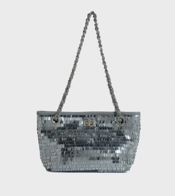 Sequined Shoulder Bag
