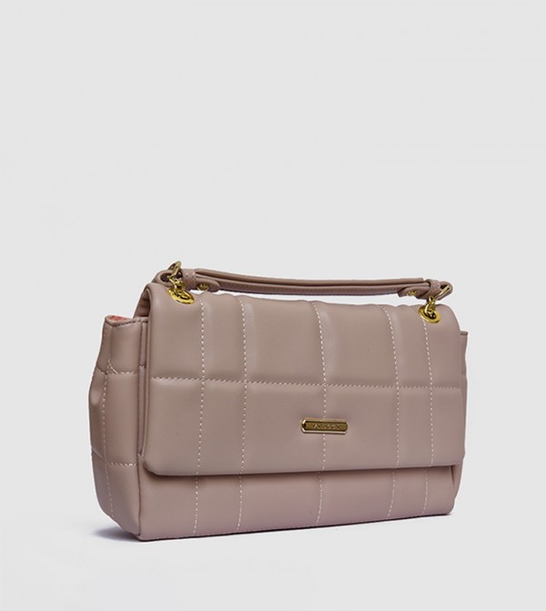 Quilted Convertible Crossbody Bag