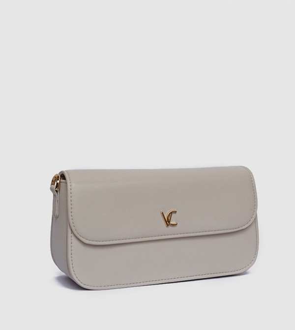 Logo Detail Flap Crossbody Bag