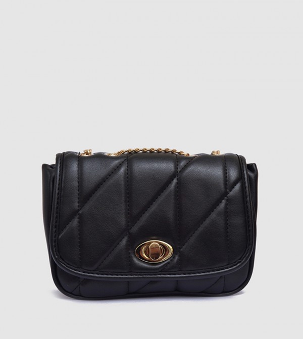 Quilted Convertible Crossbody Bag