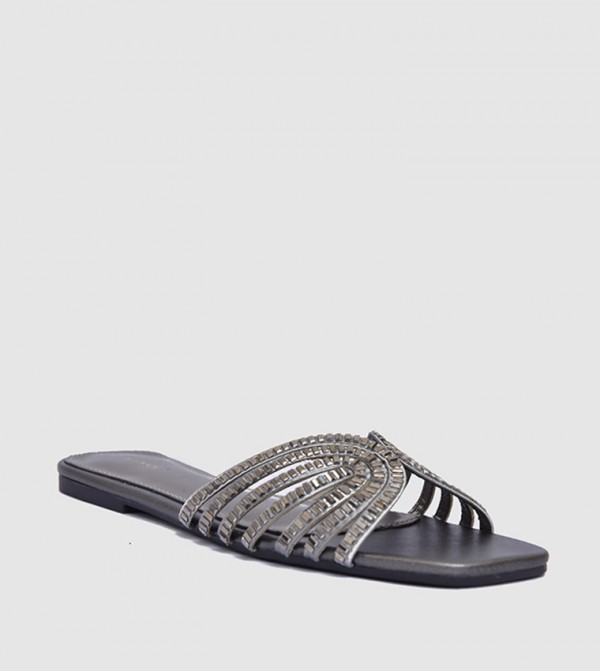 Multi Strap Flat Sandals