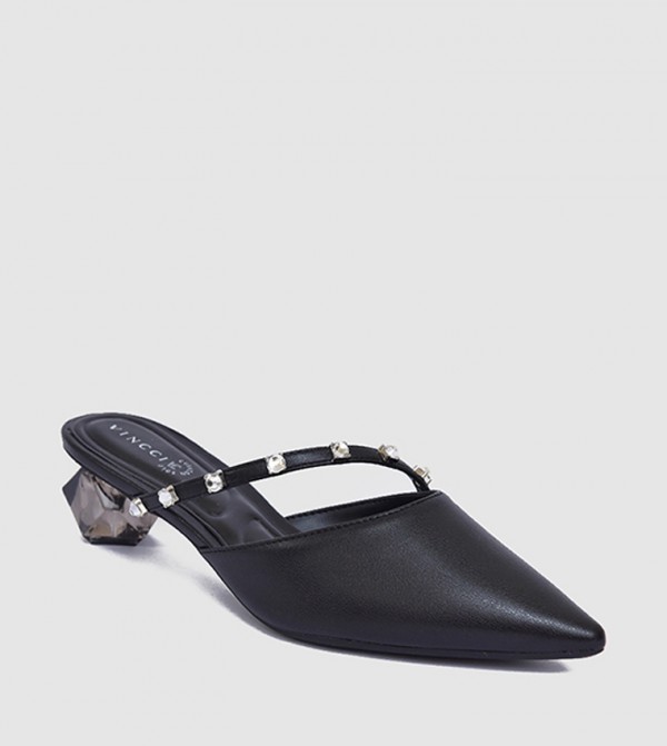 Embellished Pointed Toe Pumps