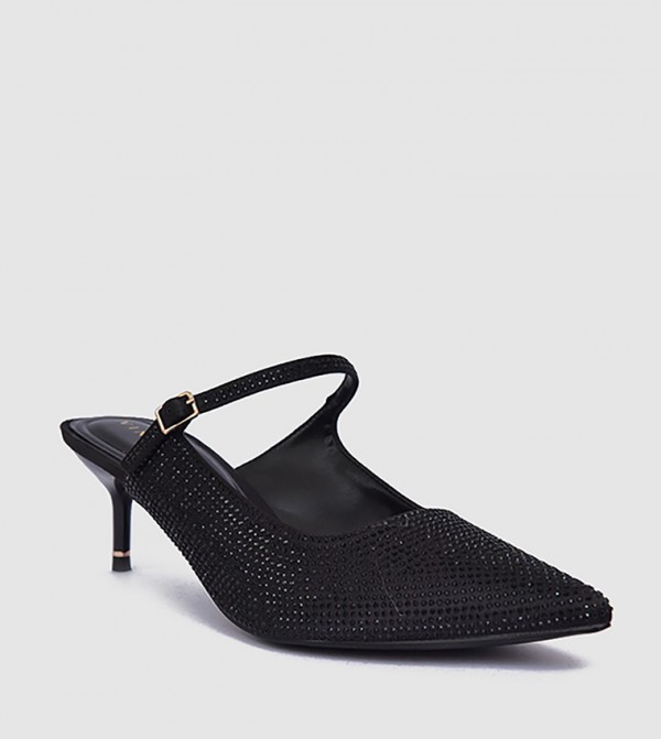 Embellished Pointed Toe Pumps