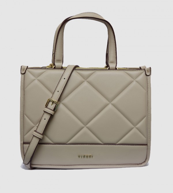 Quilted Satchel Bag
