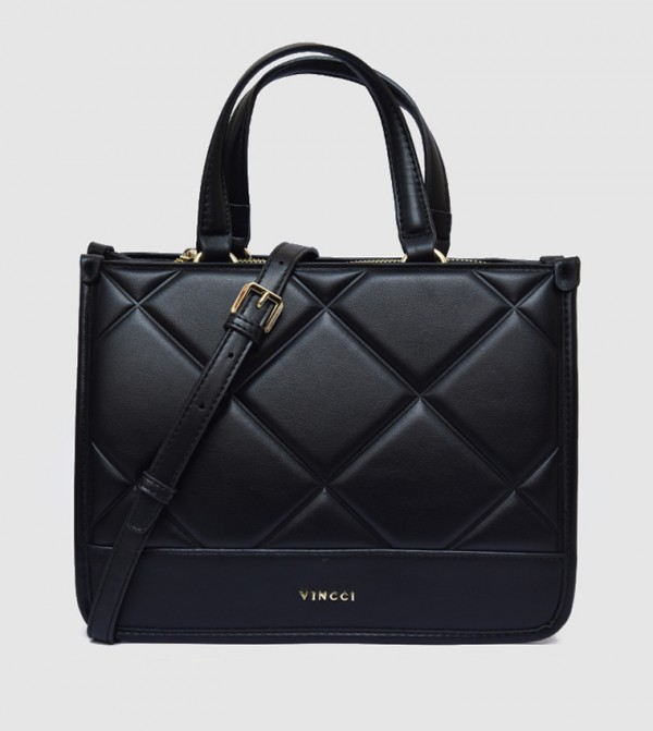 Quilted Satchel Bag