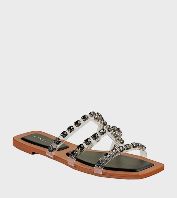Embellished Flat Sandals