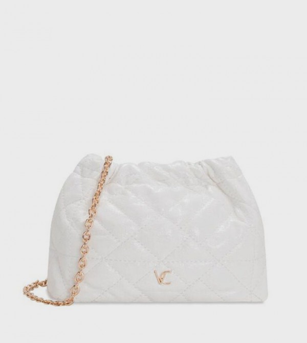 Quilted Ruched Shoulder Bag